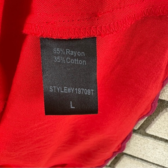 Pomander Place Parker Dress Poppy Red Puff Sleeve Smocked Cotton Blend - Picture 8 of 13